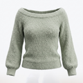 Suéter Fuzzy Soft Mint