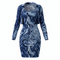 Bodycon Mármol Oceánico