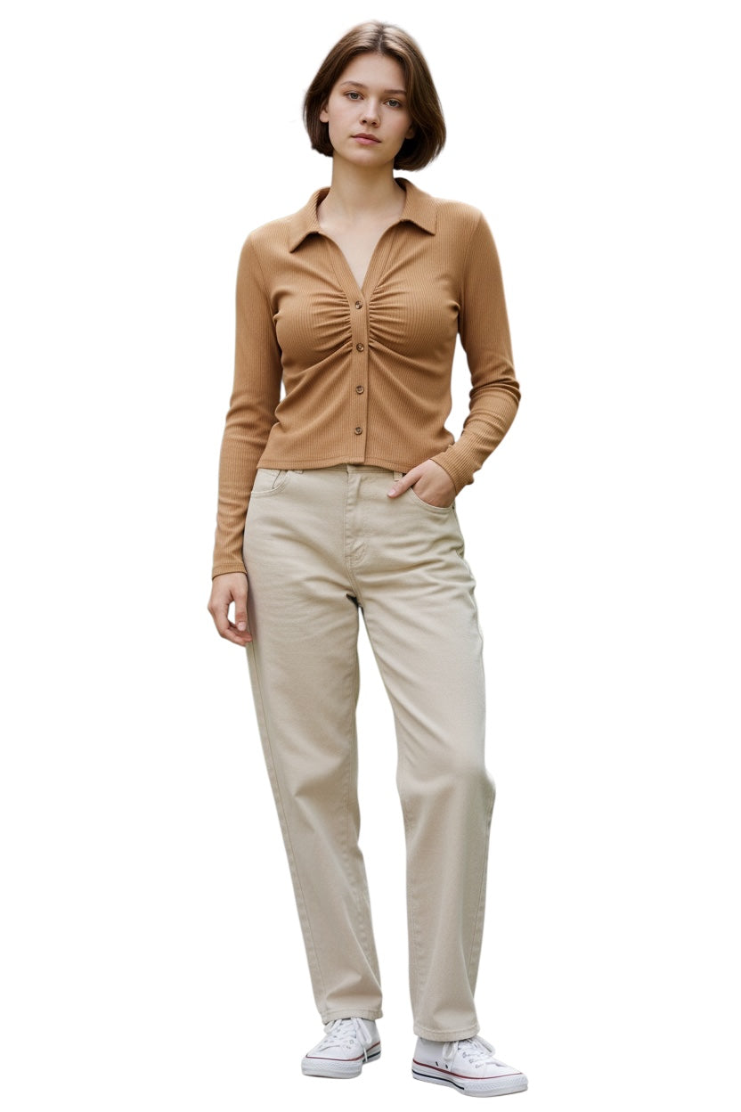 Blusa Top Latte