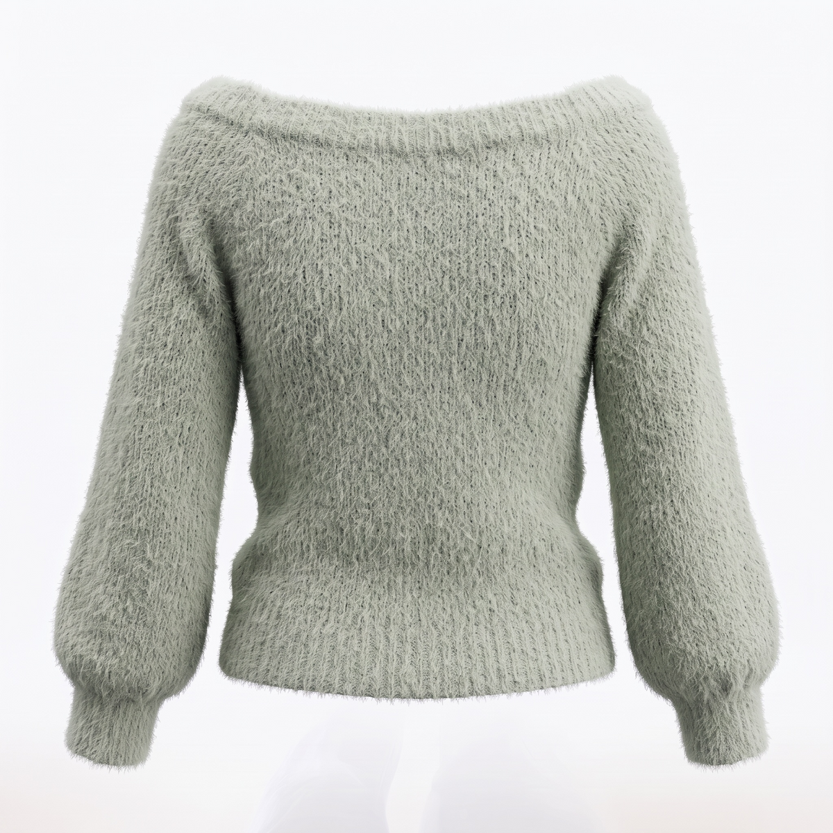 Suéter Fuzzy Soft Mint